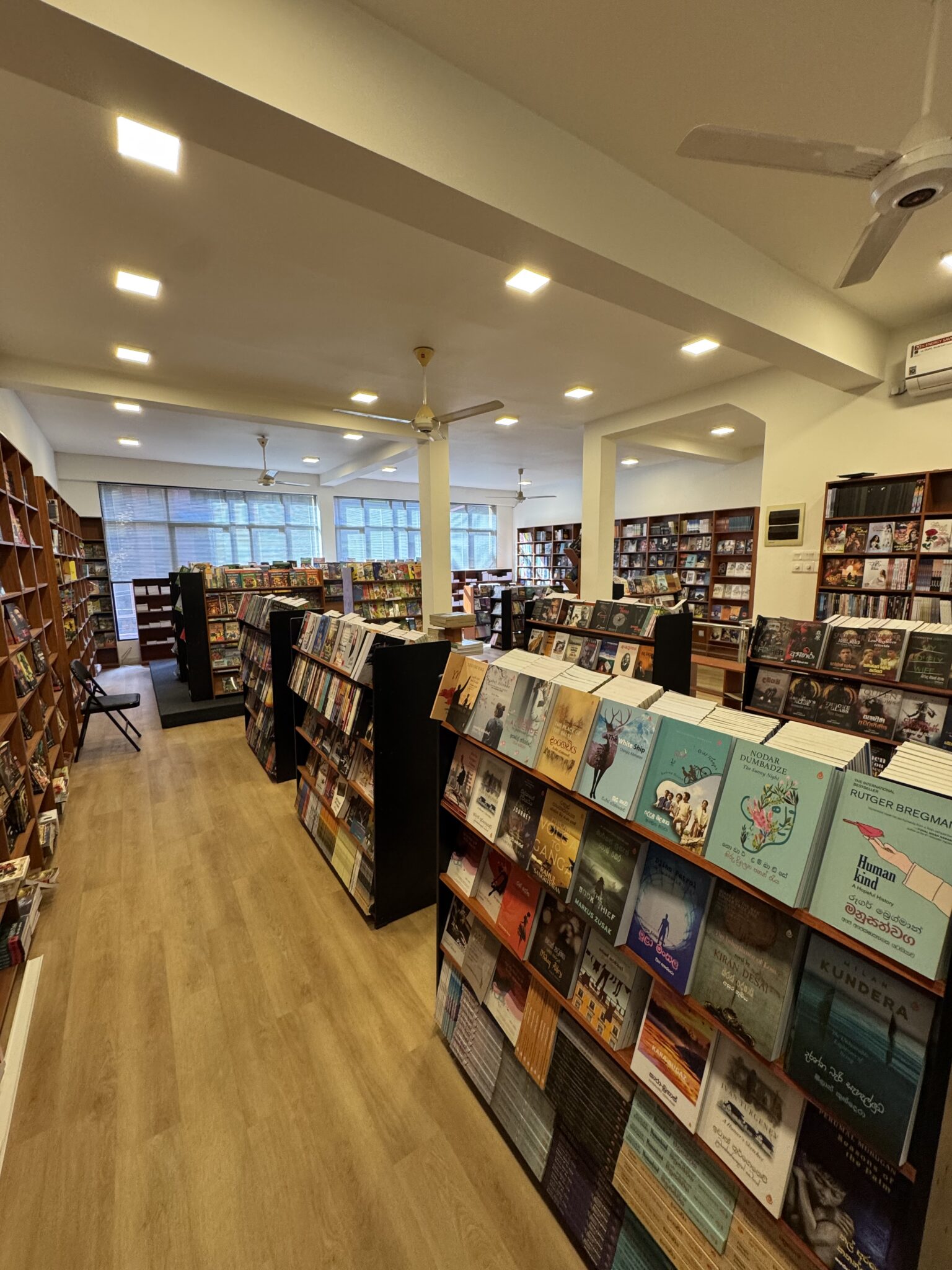 Inside the Sooriya Publishers bookstore